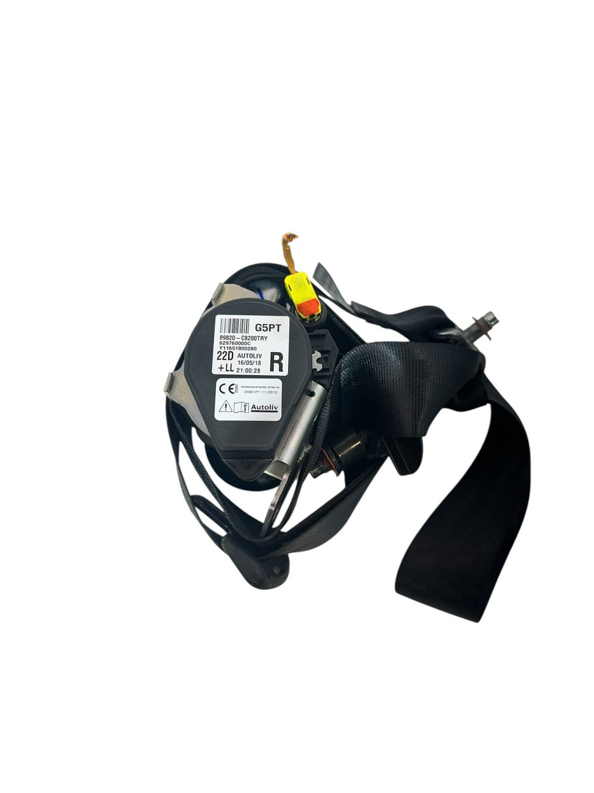 CINTURON TRASERO DERECHO HYUNDAI I20 1.6 GASOLINA