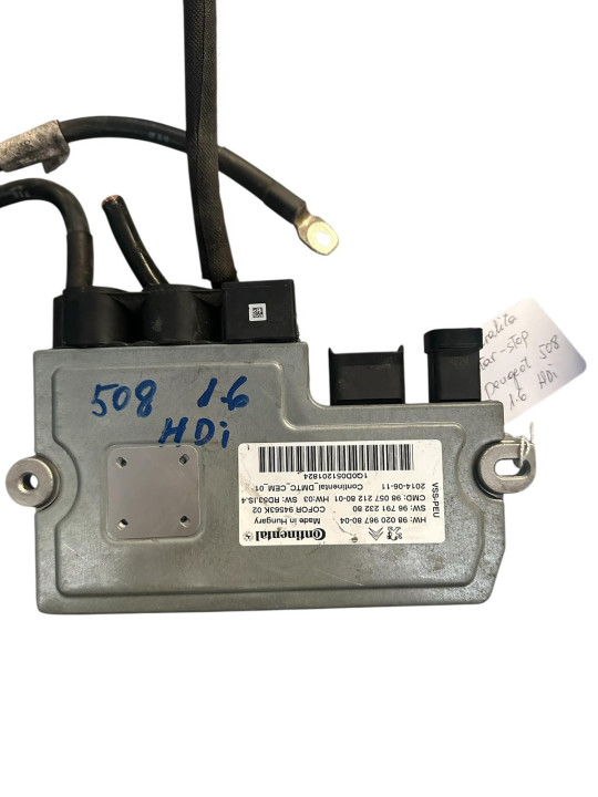CONDENSADOR Y CENTRALITA STARP STOP   PEUGEOT 508 1.6