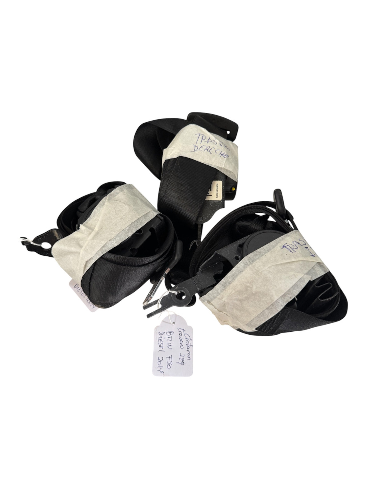 JUEGO CINTURONES TRASEROS BMW SERIE 3 F30 2014