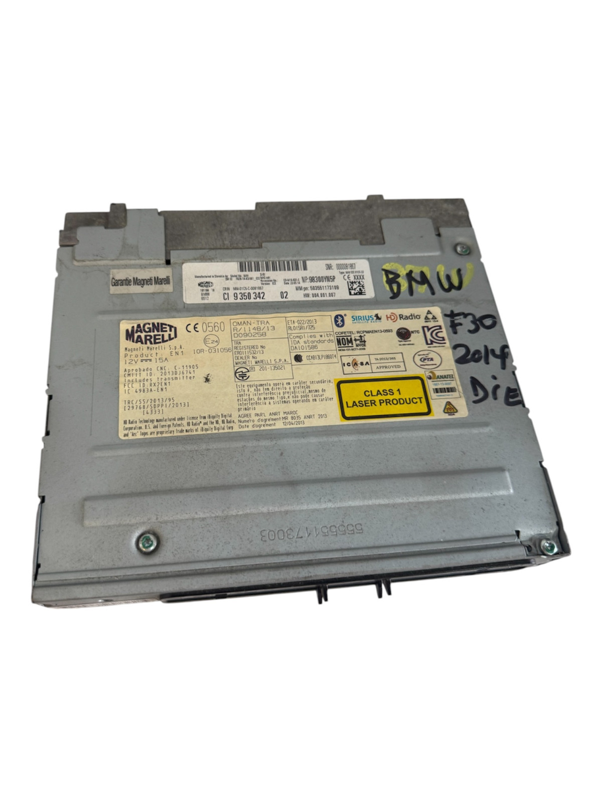 RADIO CD BMW SERIE 3 F30 2014