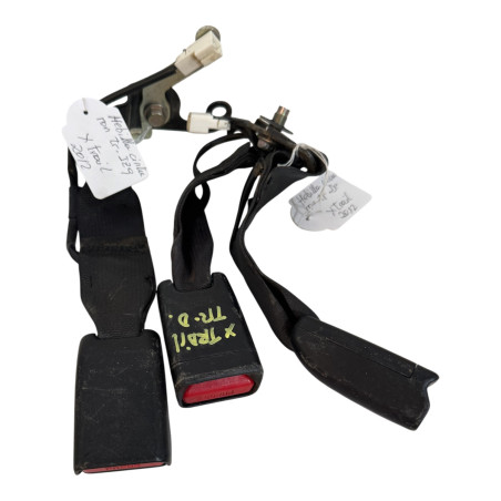 JUEGO ENGANCHE CINTURONES TRASEROS NISSAN X-TRAIL 2012
