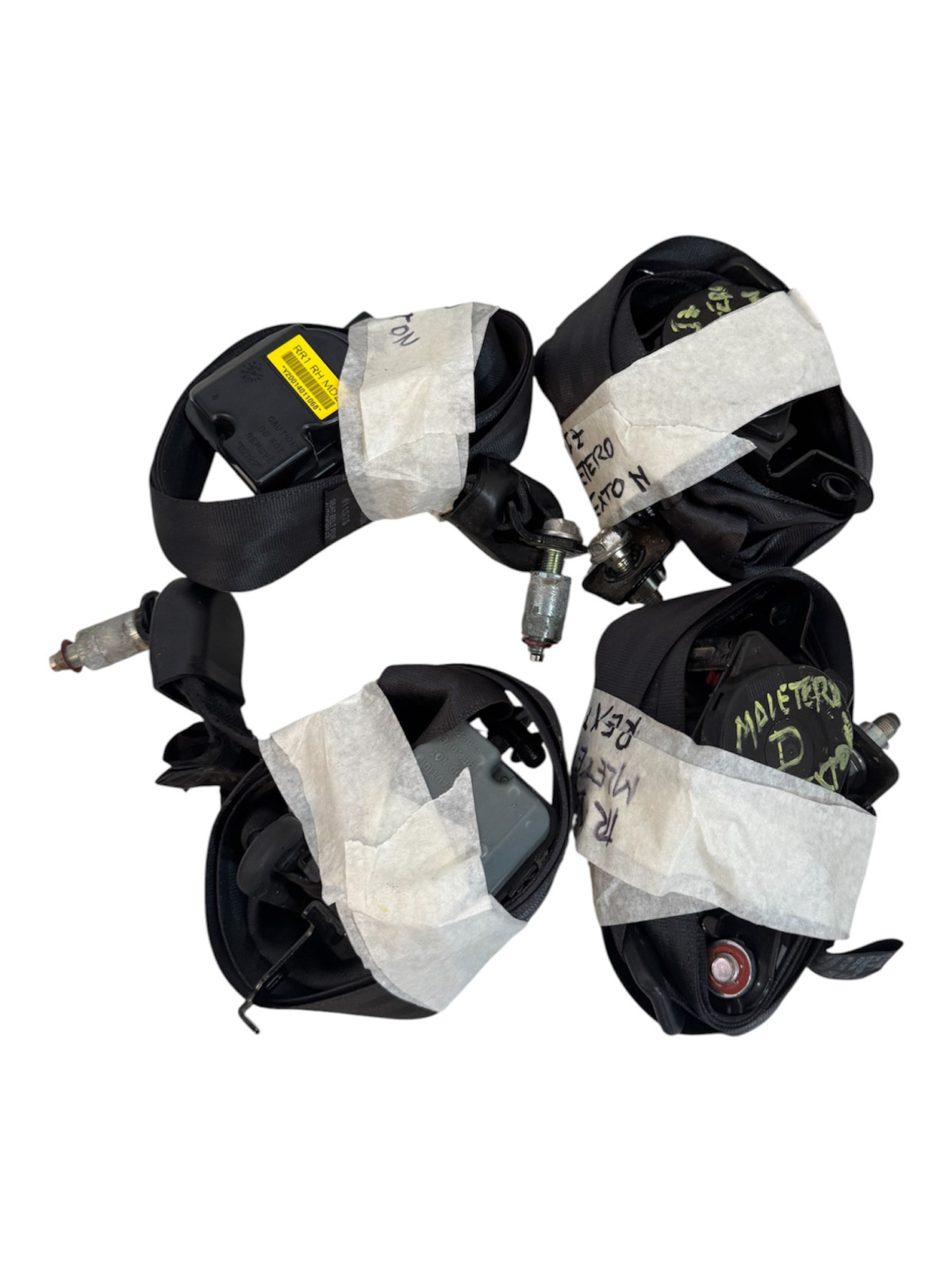 JUEGO CINTURONES TRASEROS  SSANYONG REXTON 2.0 2014