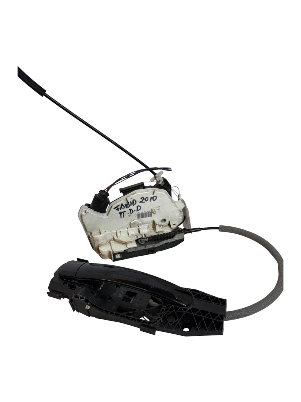 CERRADURA Y MANETA PUERTA DELANTERA DERECHA SKODA FABIA 2010