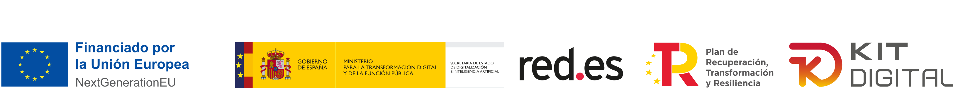 Financiado por la Unión Europea NextGenerationEU. Gobierno de España. Red.es. Plan de Recuperación, Transformación y Resiliencia. Kit Digital